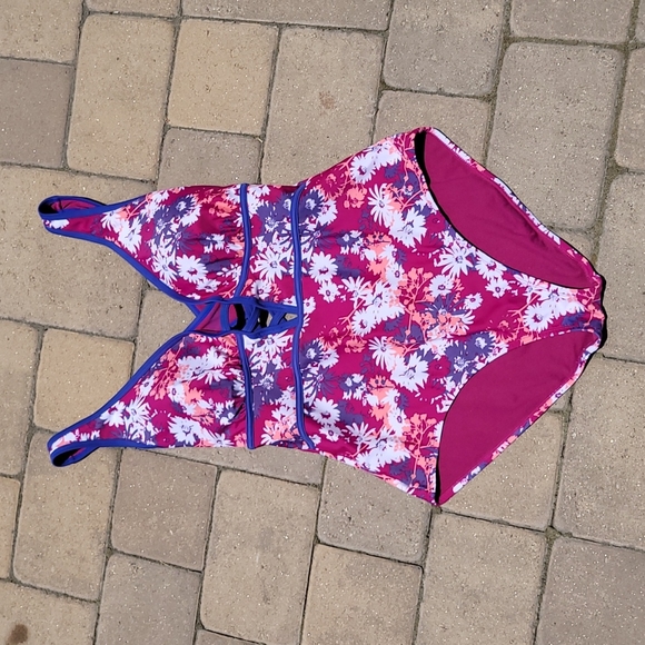 Adore Me Floral One-Piece Bathing Suit - Picture 2 of 11